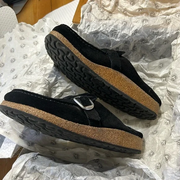 Buckley Black Suede Birkenstock - Picture 3 of 6